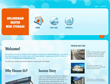 Tablet Screenshot of bellinghamheatedstorage.com